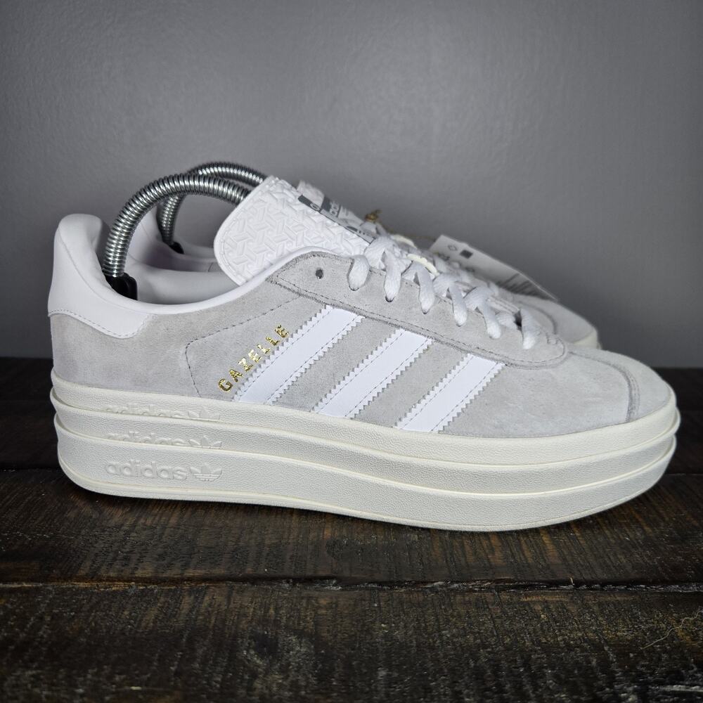 Adidas Gray and White Sneakers with Classic Design